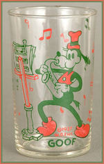 "GOOF" RARE MUSICIAN SERIES GLASS.