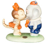 ELMER ELEPHANT AND TILLIE TIGER GOEBEL FIGURINE.