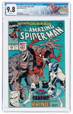 AMAZING SPIDER-MAN #344 FEBRUARY 1991 CGC 9.8 NM/MINT (FIRST CLETUS KASADY & CARDIAC).