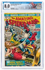 AMAZING SPIDER-MAN #125 OCTOBER 1973 CGC 8.0 VF.