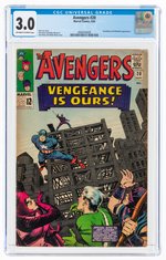 AVENGERS #20 SEPTEMBER 1965 CGC 3.0 GOOD/VG.