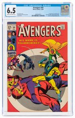 AVENGERS #59 DECEMBER 1968 CGC 6.5 FINE+.