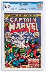 CAPTAIN MARVEL #28 SEPEMBER 1973 CGC 9.0 NM.