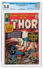 JOURNEY INTO MYSTERY #114 MARCH 1965 CGC 3.0 GOOD/VG (FIRST ABSORBING MAN).