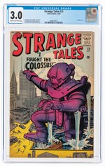 STRANGE TALES #72 DECEMBER 1959 CGC 3.0 GOOD/VG.