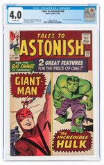 TALES TO ASTONISH #60 OCTOBER 1964 CGC 4.0 VG.