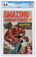 AMAZING ADVENTURES #5 OCTOBER 1961 CGC 4.0 VG.