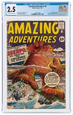 AMAZING ADVENTURES #6 NOVEMBER 1961 CGC 2.5 GOOD+.