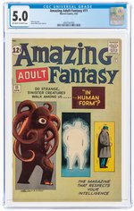 AMAZING ADULT FANTASY #11 APRIL 1962 CGC 5.0 VG+.