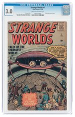 STRANGE WORLDS #1 DECEMBER 1958 CGC 3.0 GOOD/VG.