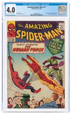 AMAZING SPIDER-MAN #17 OCTOBER 1964 CGC 4.0 VG.