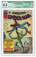 AMAZING SPIDER-MAN #20 JANUARY 1965 CGC QUALIFIED 4.5 VG+ (FIRST SCORPION).