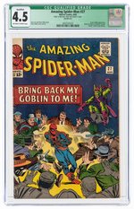 AMAZING SPIDER-MAN #27 AUGUST 1965 CGC QUALIFIED 4.5 VG+.