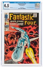 FANTASTIC FOUR #72 MARCH 1968 CGC 4.5 VG+.