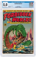 FORBIDDEN WORLDS #5 MARCH-APRIL 1952 CGC 5.0 VG/FINE.