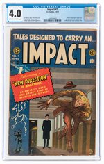 IMPACT #1 MARCH/APRIL 1955 CGC 4.0 VG (CHARLTON VARIANT).