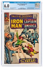 TALES OF SUSPENSE #75 MARCH 1966 CGC 6.0 FINE (FIRST SHARON CARTER & BATROC THE LEAPER).