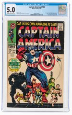 CAPTAIN AMERICA #100 APRIL 1968 CGC 5.0 VG/FINE.