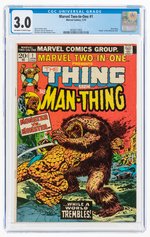 MARVEL TWO-IN-ONE #1 JANUARY 1974 CGC 3.0 GOOD/VG.