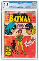 BATMAN #181 JUNE 1966 CGC 1.8 GOOD- (FIRST POISON IVY).