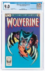 WOLVERINE LIMITED SERIES #2 OCTOBER 1982 CGC 9.0 VF/NM.