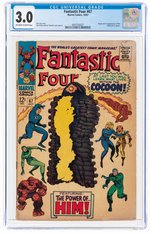 FANTASTIC FOUR #67 OCTOBER 1967 CGC 3.0 GOOD/VG (FIRST HIM - ADAM WARLOCK).