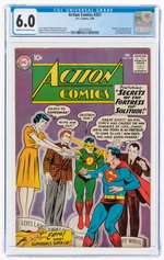 ACTION COMICS #261 FEBRUARY 1960 CGC 6.0 FINE (FIRST STREAKY THE SUPERCAT).