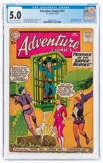 ADVENTURE COMICS #267 DECEMBER 1959 CGC 5.0VG/FINE.