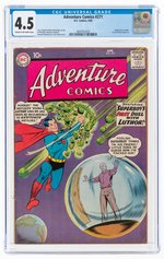 ADVENTURE COMICS #271 APRIL 1960 CGC 4.5 VG+.