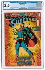 SUPERMAN #233 JANUARY 1971 CGC 3.5 VG-.