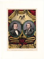 DOUGLAS/JOHNSON 1860 JUGATE CURRIER PRINT.