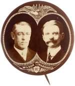 WILSON & MARSHALL RARE 1912 SEPIA TONED REAL PHOTO JUGATE BUTTON.