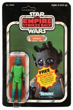 STAR WARS: THE EMPIRE STRIKES BACK - GREEDO 21 BACK-A CARDED ACTION FIGURE.