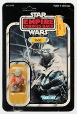 STAR WARS: THE EMPIRE STRIKES BACK - YODA 32 BACK-B CARDED ACTION FIGURE.