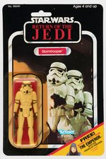 STAR WARS: RETURN OF THE JEDI - STORM TROOPER 65 BACK-C CARDED ACTION FIGURE.