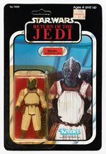 STAR WARS: RETURN OF THE JEDI - KLAATU IN SKIFF GUARD OUTFIT 79 BACK-B CARDED ACTION FIGURE.