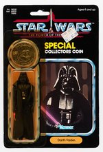 STAR WARS: THE POWER OF THE FORCE - DARTH VADER 92 BK CARDED ACTION FIGURE.