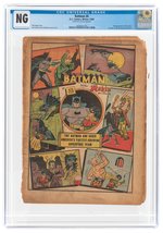 BATMAN #4 WINTER 1940 CGC NG.