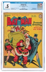 BATMAN #27 FEBRUARY-MARCH 1945 CGC .5 POOR.