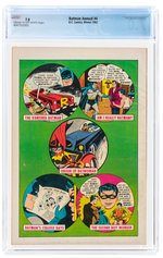 BATMAN ANNUAL #4 WINTER 1962 CGC 7.0 FINE/VF.