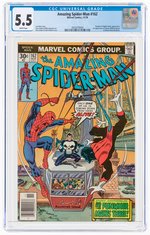 AMAZING SPIDER-MAN #162 NOVEMBER 1976 CGC 5.5 FINE-.