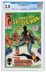 AMAZING SPIDER-MAN #289 JUNE 1987 CGC 2.0 GOOD.