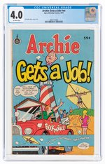 ARCHIE GETS A JOB #NN 1977 CGC 4.0 VG.