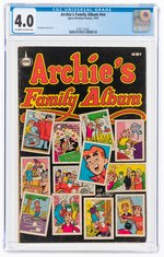 ARCHIE'S FAMILY ALBUM #NN 1978 CGC 4.0 VG.