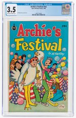 ARCHIE'S FESTIVAL #NN 1980 CGC 3.5 VG-.