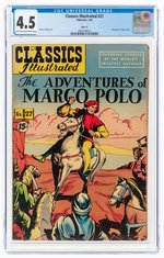 CLASSICS ILLUSTRATED #27 HRN 117 MARCH 1954 CGC 4.5 VG+.