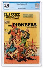 CLASSICS ILLUSTRATED #37 HRN 92 FEBRUARY 1952 CGC 3.5 VG-.