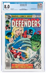 DEFENDERS #65 NOVEMBER 1978 CGC 8.0 VF.