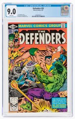 DEFENDERS #93 MARCH 1981 CGC 9.0 VF/NM.