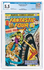 FANTASTIC FOUR #167 FEBRUARY 1976 CGC 5.5 FINE-.